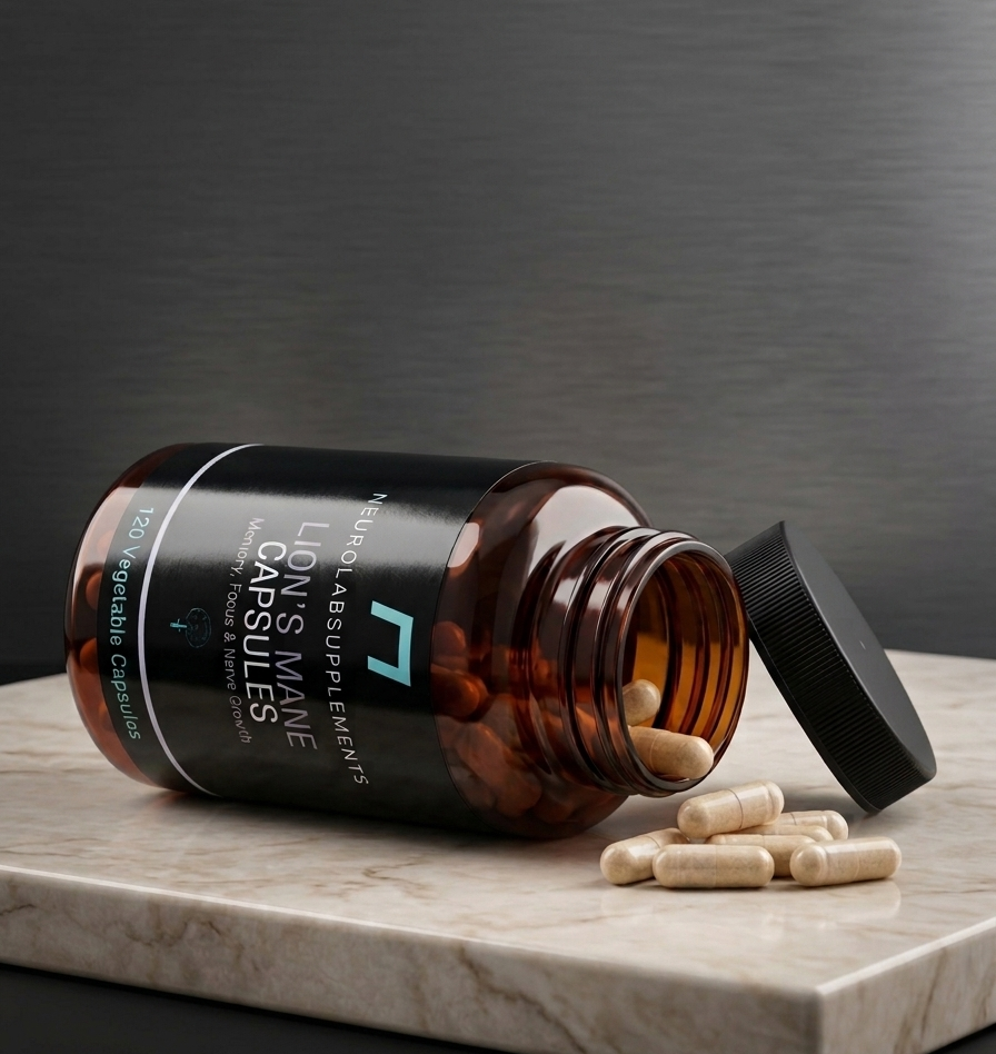 NeuroLab Lions Mane Capsules - ingredients and nutritional information